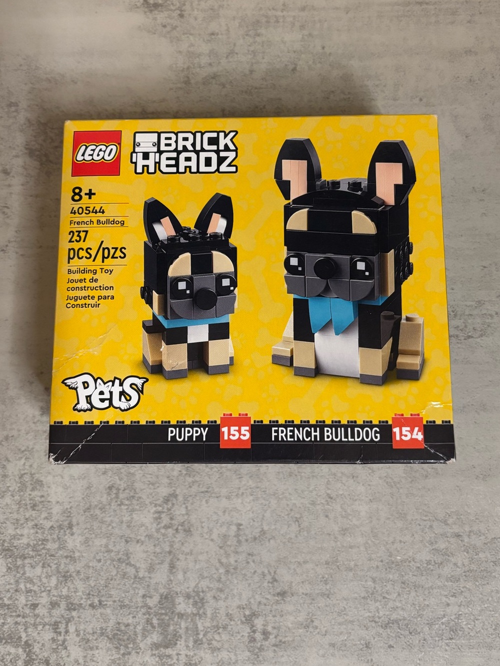 Lego BrickHeadz Pets French Bulldog Set (#40544)